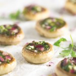 Stuffed mushrooms | These stuffed mushrooms are a very colourful, simple and rich starter. You can change the ingredients of the filling to your liking. Stuffed mushrooms | These stuffed mushrooms are a very colourful, simple and rich starter. You can change the ingredients of the filling to your liking.