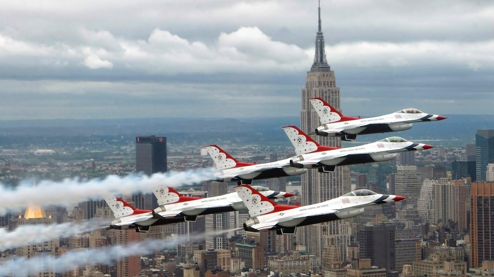 U.S. Air Force Thunderbirds Over New York City