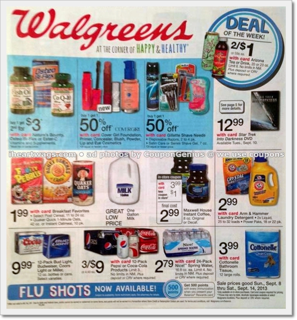 Weekly Ad Scan Walgreens Ad Scan Week of 9/89/14