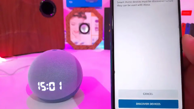 click on discover devices how to add device in alexa app