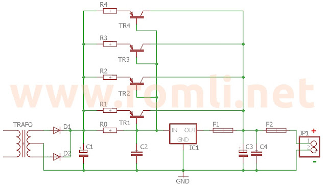 Skema Rangkaian Power Supply 12V 20A Romli Dot Net