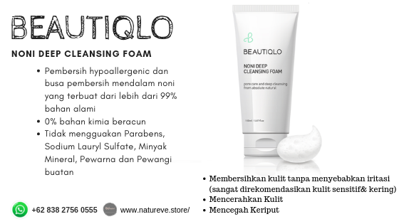 beautiqlo noni deep cleansing foam