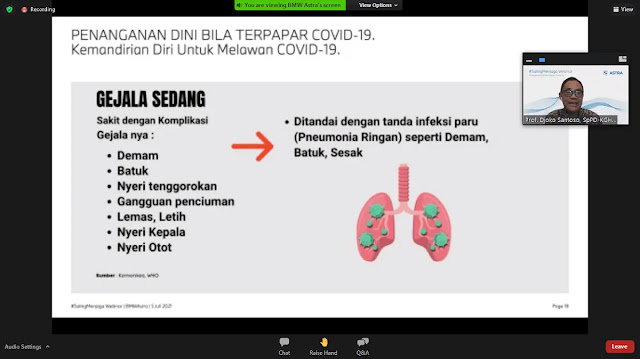covid gejala sedang