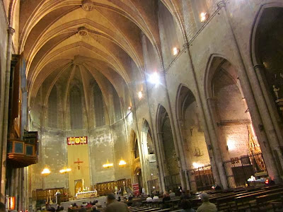 Gothic church of Santa Maria del Pi in Barcelona