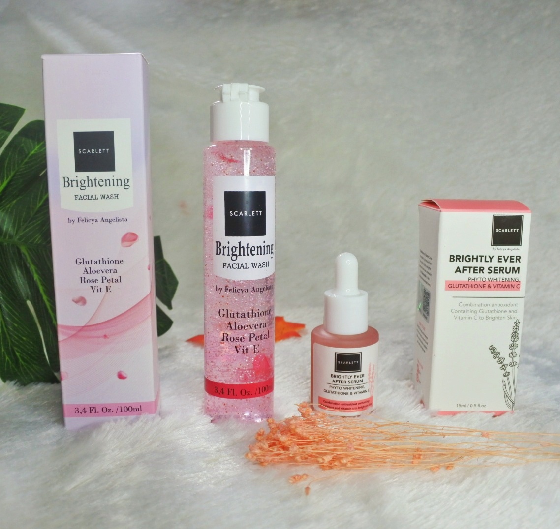 Review Scarlett Brightly Ever After Serum & Brightening Facial Wash