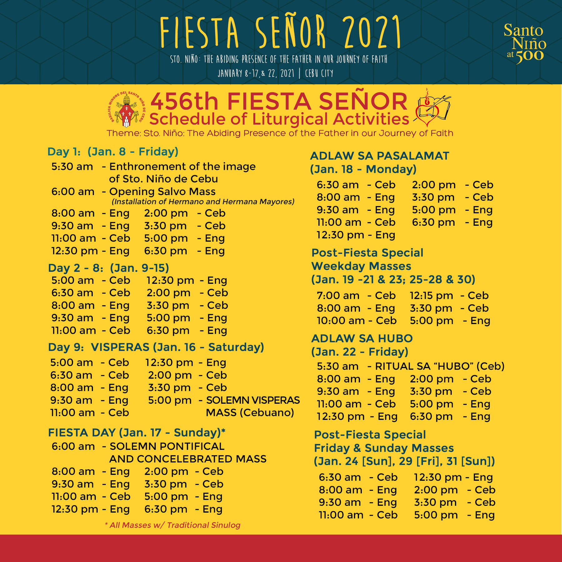 People, Places, Events Cebu Street Journal SINULOG 2021 Novena