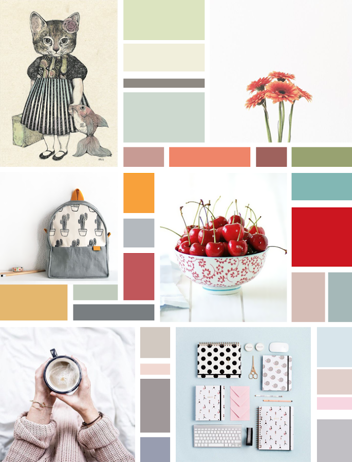 Una de favoritos moodboard