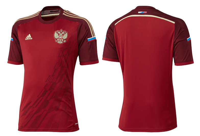 Coleccionistas de Futbol: Nueva Camiseta de Rusia para el Mundial 2014