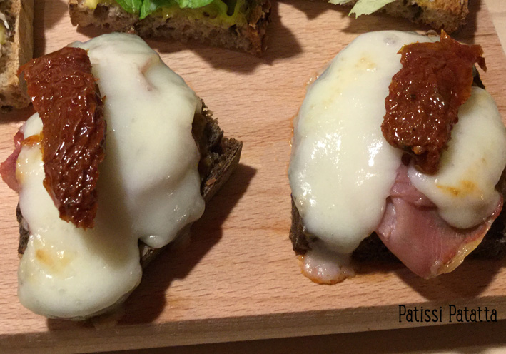 patissi patatta: Pintxos jambon basque et fromage