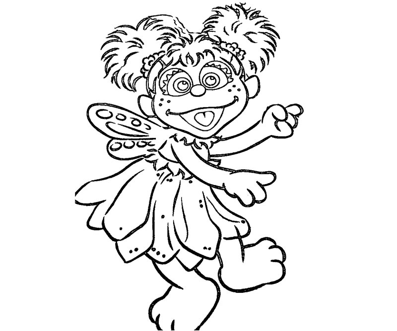 abby cadabby and elmo coloring pages - photo #18