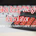 Ideal Body Weight Calculator - healthy weight