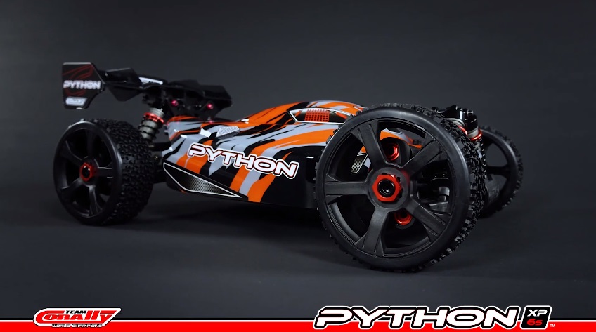 Corally 1/8 4WDレーシングバギー「PYTHON XP 6S」ティザー公開|ラジコンもんちぃ - オフロード/オンロード/ドリフト ...