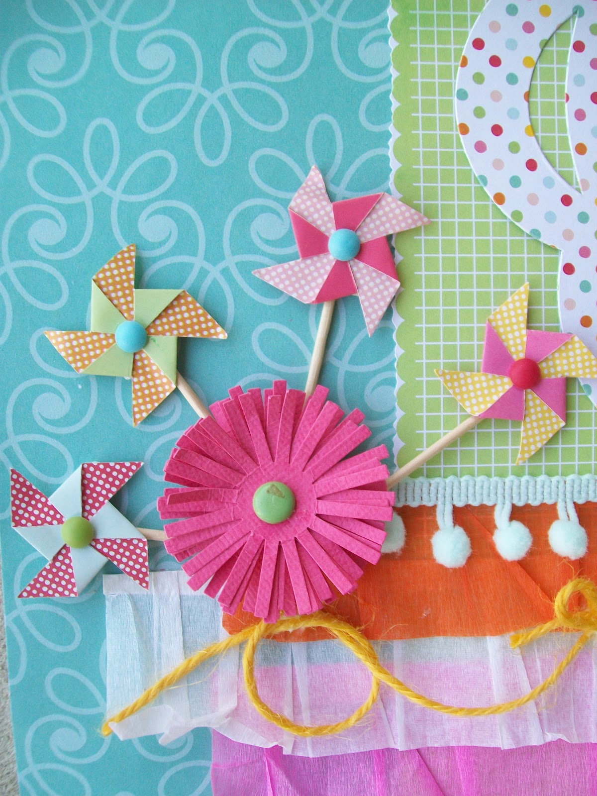 AMAZING GRACE Paper Crafts: Happy birthday layout