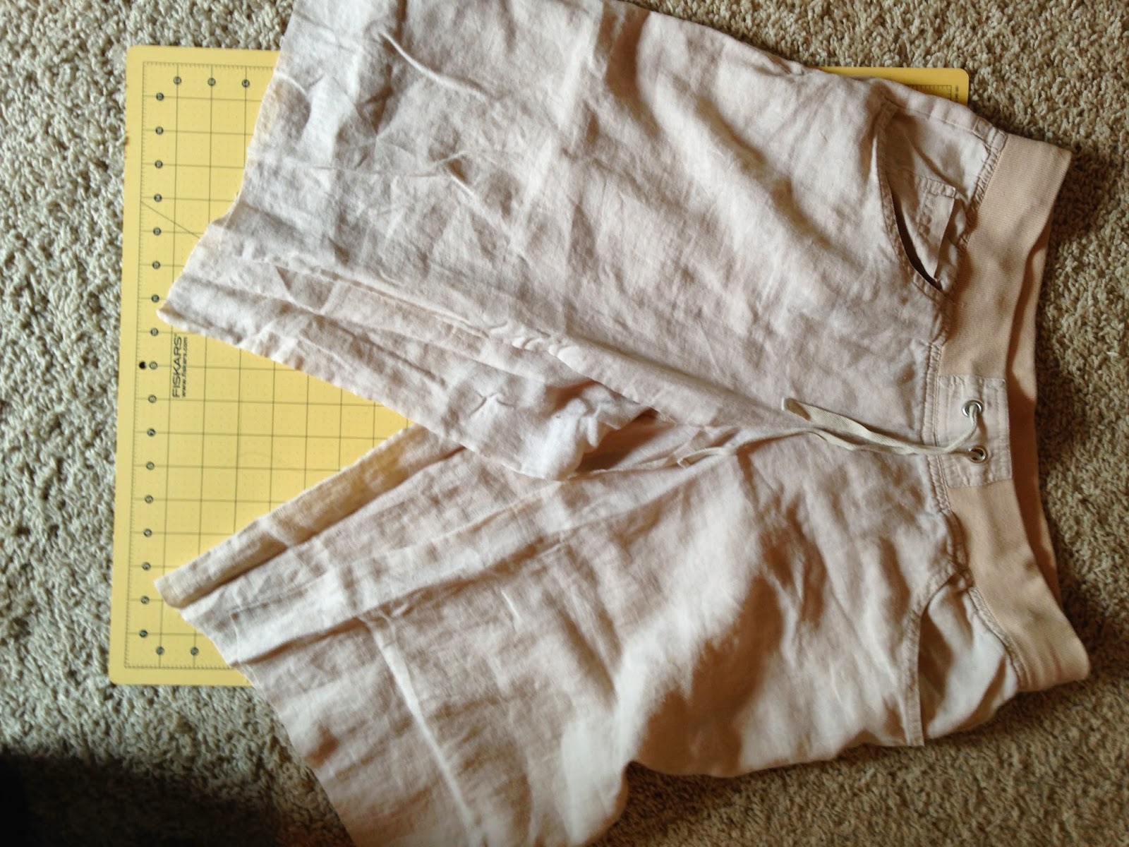 Ulterior Alterations: Linen Pant to Skirt Refashion