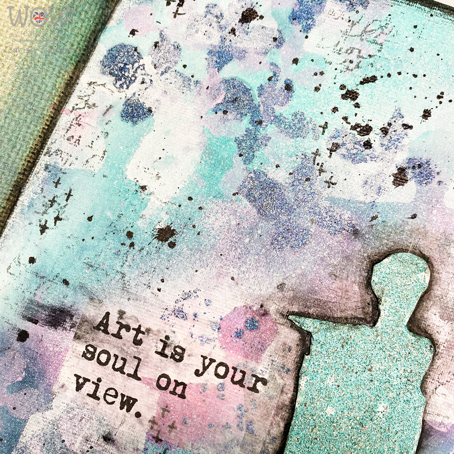 WOW! Mixed Media Brush in Art Journaling