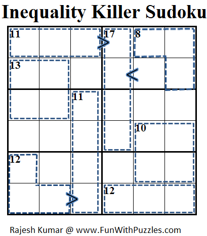 Inequality Killer Sudoku (Mini Sudoku Series #34)