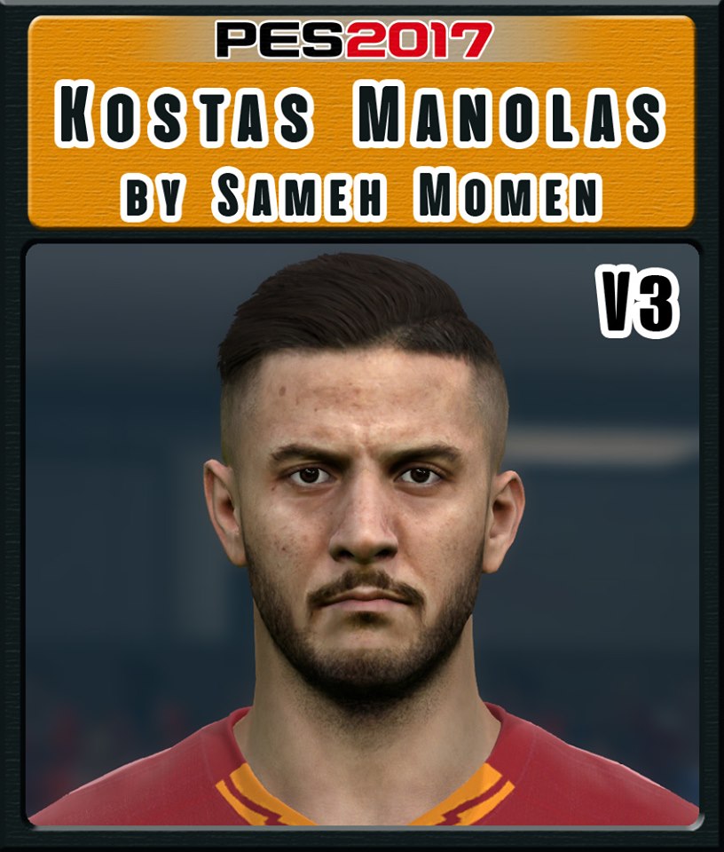 Pes 2017 Faces Kostas Manolas By Sameh Momen Soccerfandom Com Free Pes Patch And Fifa Updates