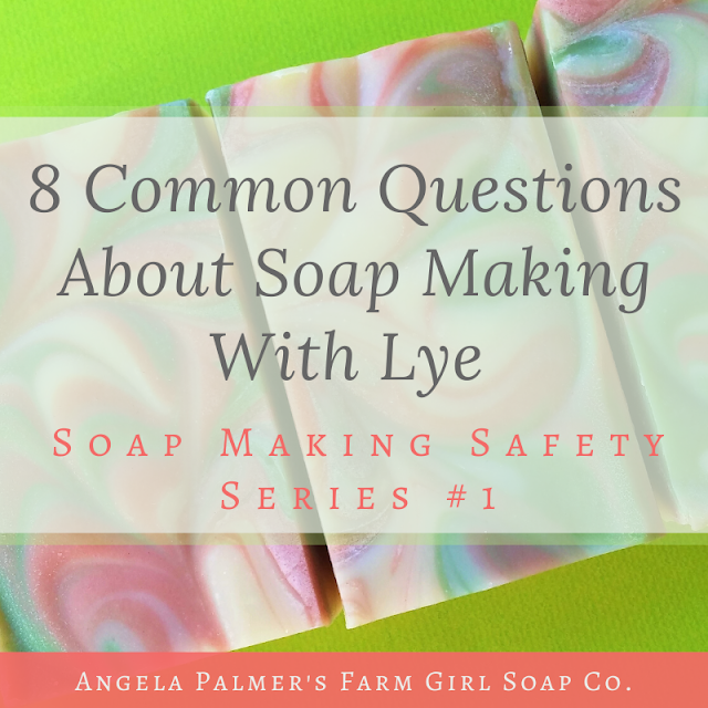 Ready to learn how to make your own soap? Got questions about working with lye? Here are answers t the 8 most common questions about making soap with lye.