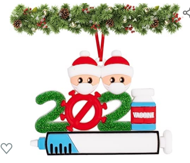 ONLY 3.59!! 2021 Christmas Ornament, Quarantine Survivor Family