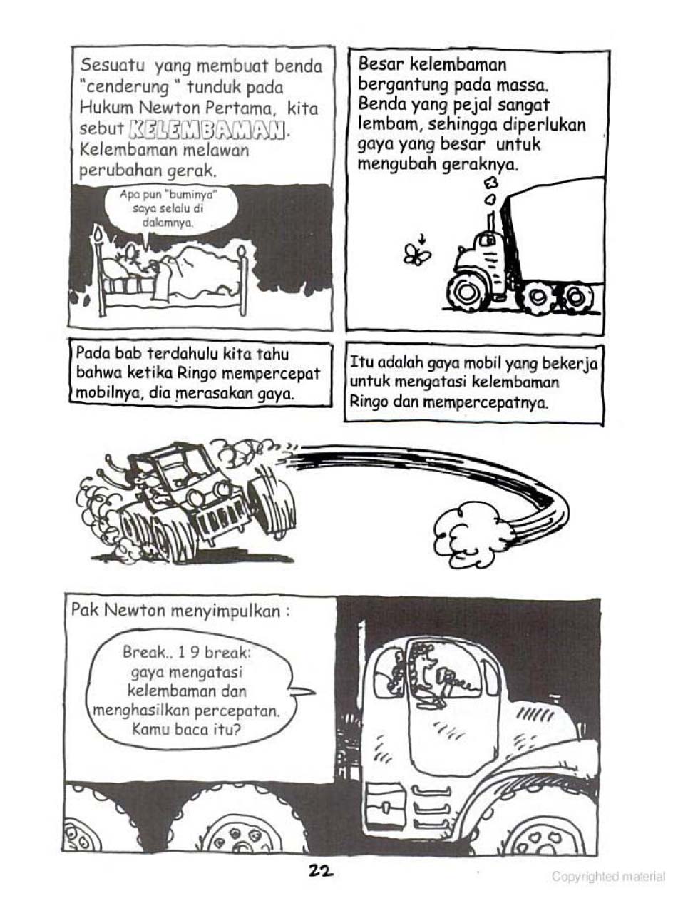 Kartun Fisika : Apel dan Bulan | Khusnul Octaviana�s