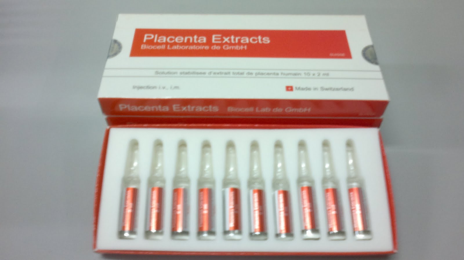 Cosmetic Beauty Solution Product瑞士Placenta Extracts胎盘素