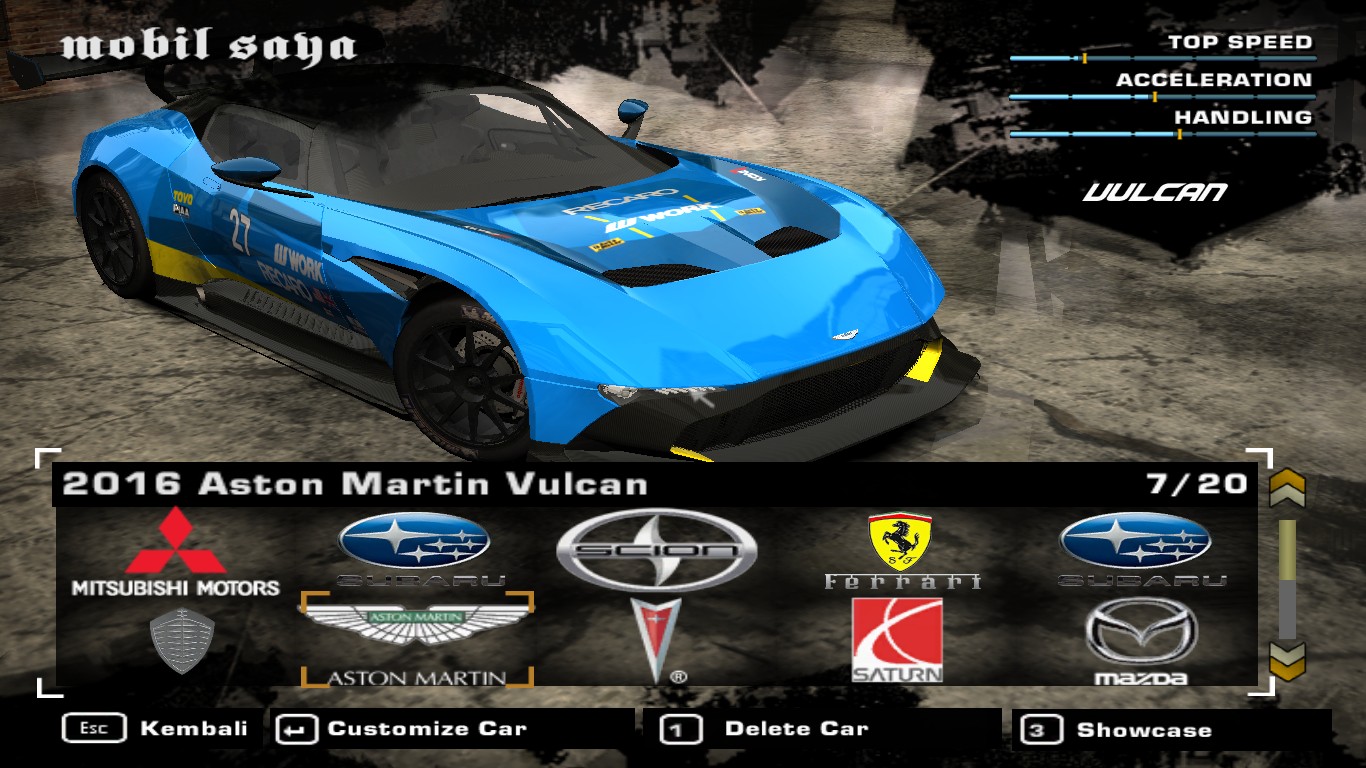 Nfsmw 2016 Aston Martin Vulcan Turbo90 Blog