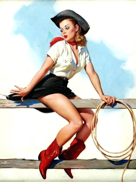 50+ Pin Up Girls Paintings for Your Inspiration