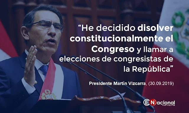 Martín Vizcarra. cierra el congreso