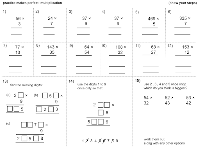 MEDIAN Don Steward mathematics teaching: arithmetic practice makes perfect
