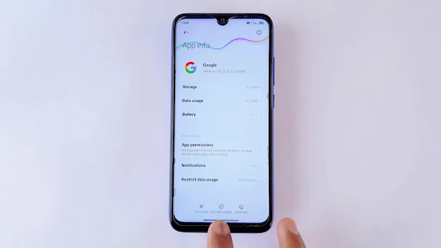 google app app keeps stopping issue