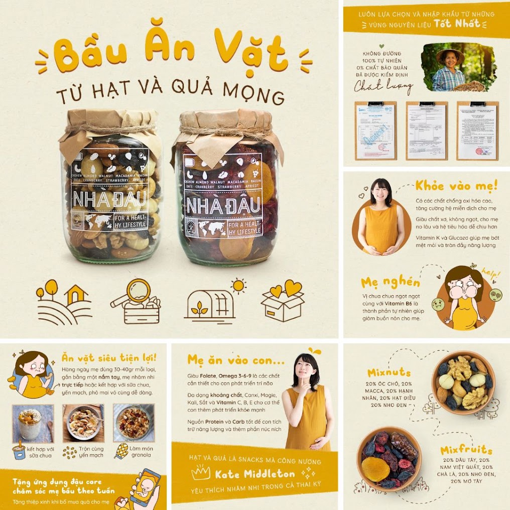 [A36] Mixnuts ăn vặt nên mua cho Mẹ Bầu và thai nhi
