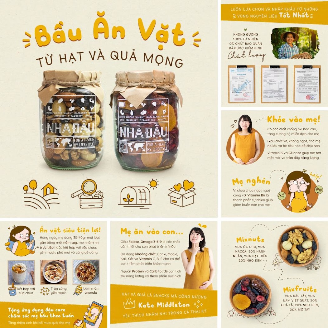 [A36] Bí kíp chọn đồ ăn vặt cho Mẹ Bầu trong 3 tháng cuối