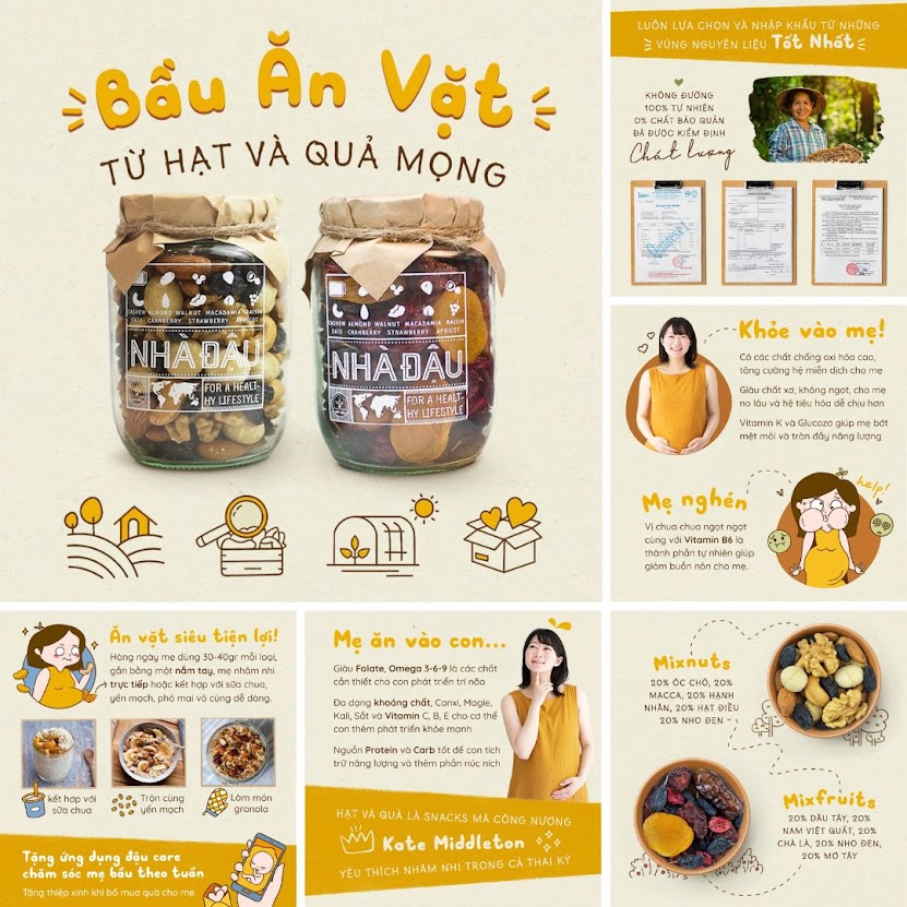 [A36] Các loại hạt Mẹ Bầu ốm nghén không thể bỏ qua