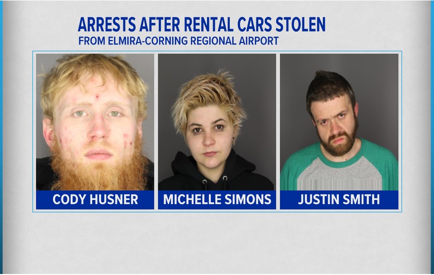 Kathryn's Report Arrests made after rental cars stolen from Elmira