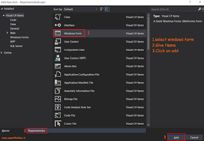 Create Login(Sign In) and Registration (Sign Up) Form in C# Windows Form With Database