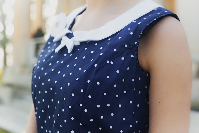 robe � pois pour un mariage