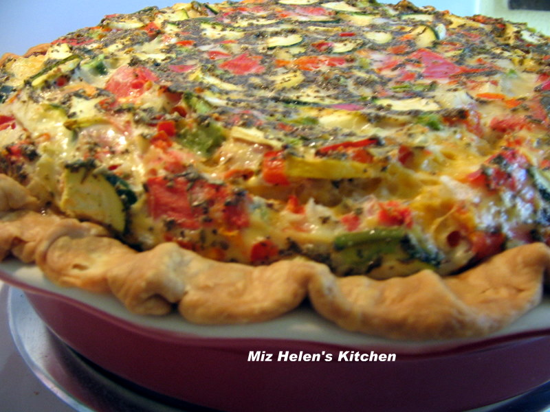 Summer Squash Quiche