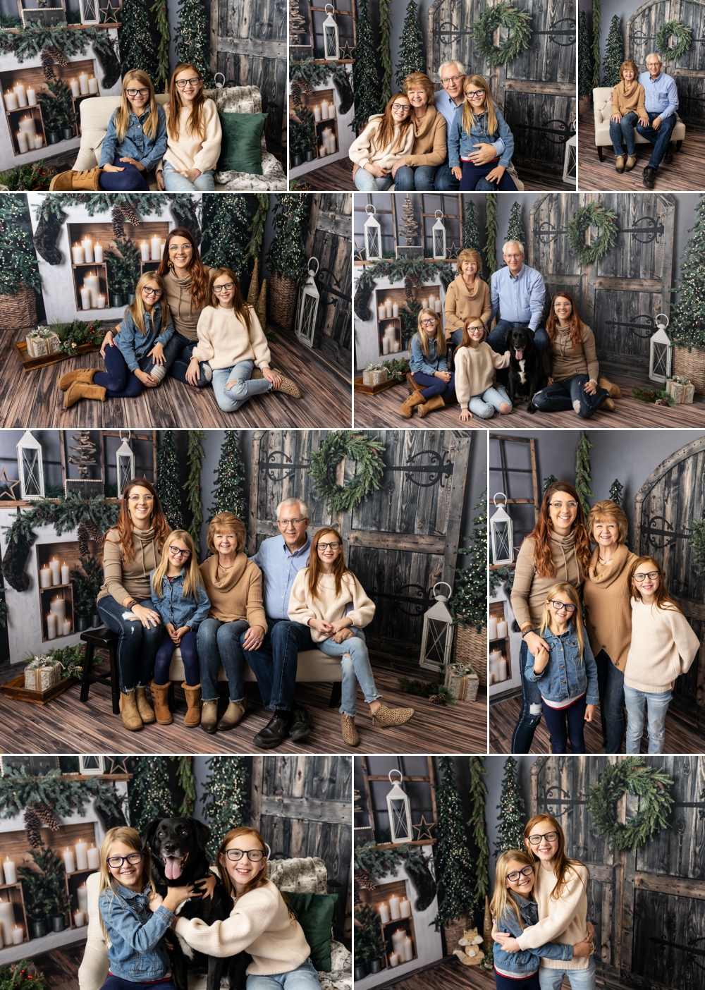 Bates Family Christmas Session Estherville, Iowa Cassie Martin