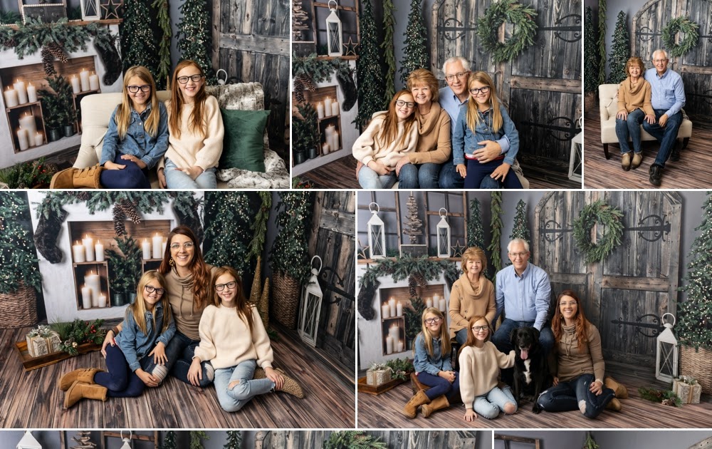 Bates Family Christmas Session Estherville, Iowa Cassie Martin