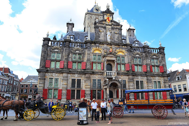 Delft city hall stadhuis horse cariages