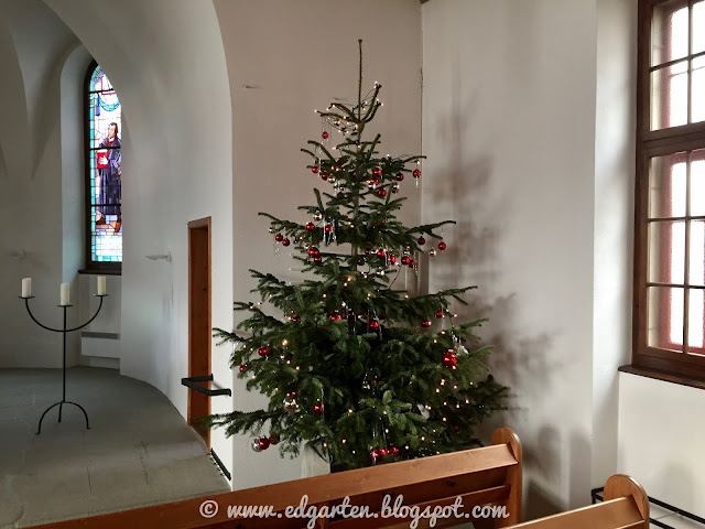 Christbaum in der Kirche Weggis