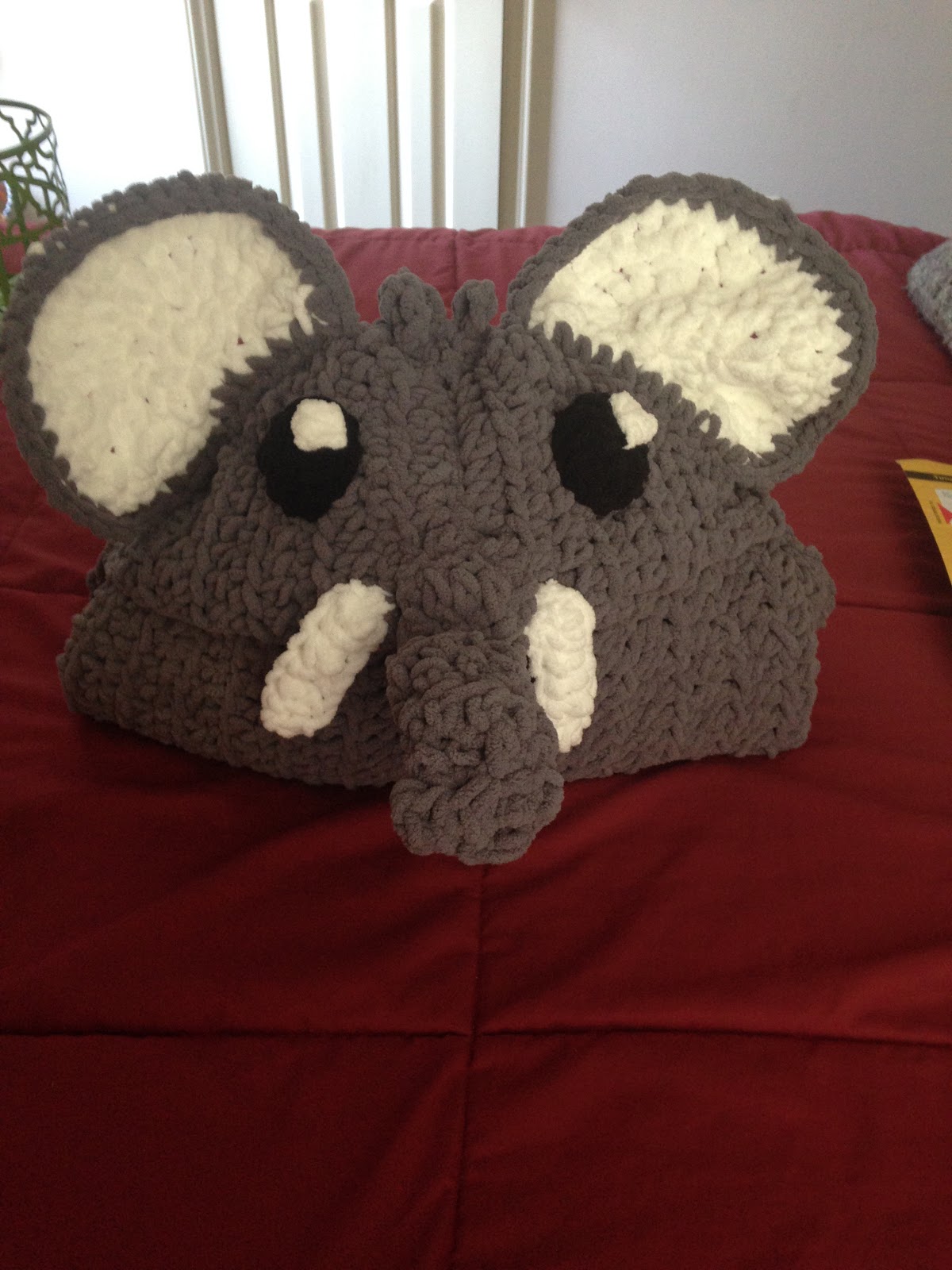 The Perfect Stitch... Hoodie Elephant Blanket