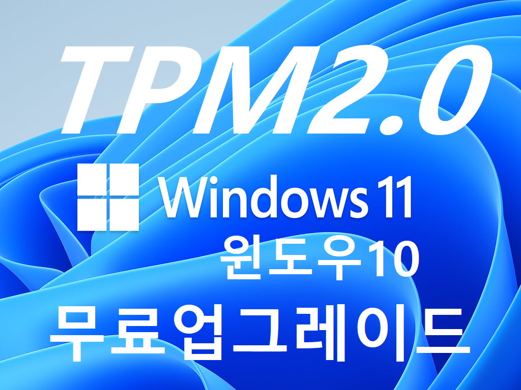 윈도우11 사양과 필 수 TPM 2.0 확인 방법
