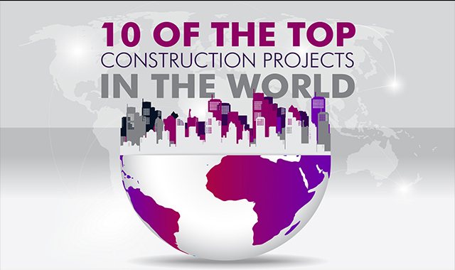 10 of the Top Construction Projects in the World #infographic 10 of the Top Construction Projects in the World