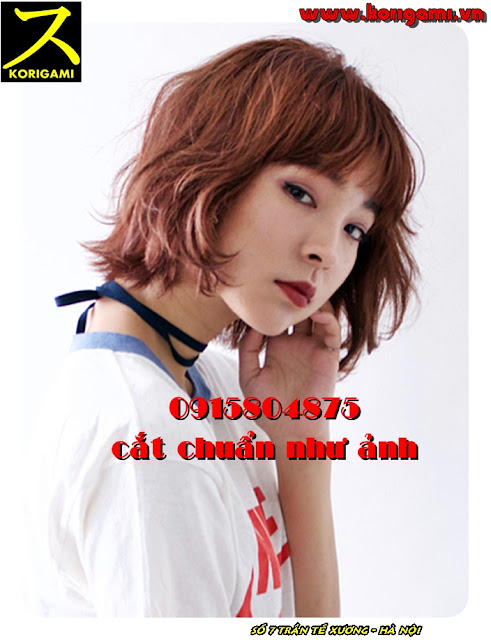 CẮT TÓC BOB NGẮN TỈA SOLE UỐN SÓNG GỢN HOT NHẤT 2017