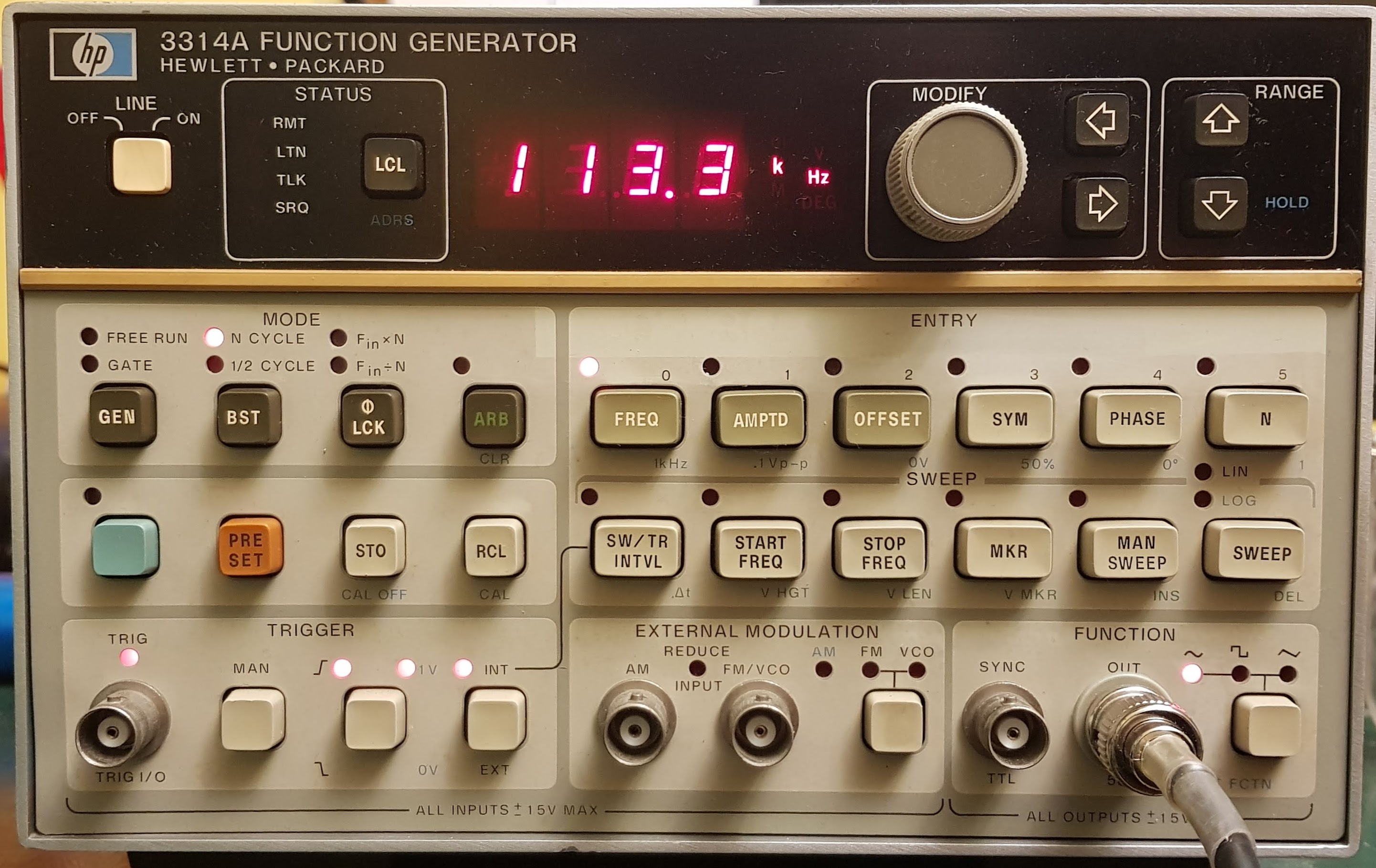 diysquared Fixing an HP 3314A function generator repair complete!