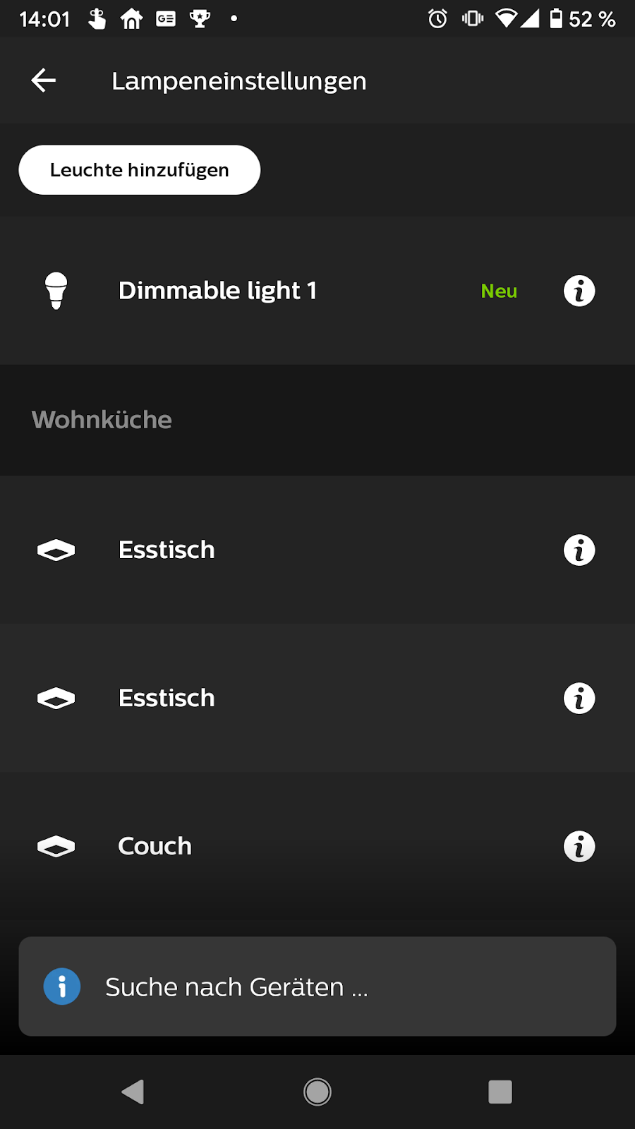 IKEA Irsta Leuchte mit Hue verbinden