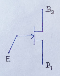 Unijunction Transistor UJT symbol