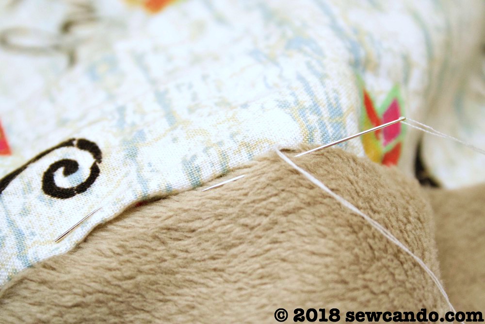 Sew Can Do Easy Project Time Love Cuddle Self Binding Blanket