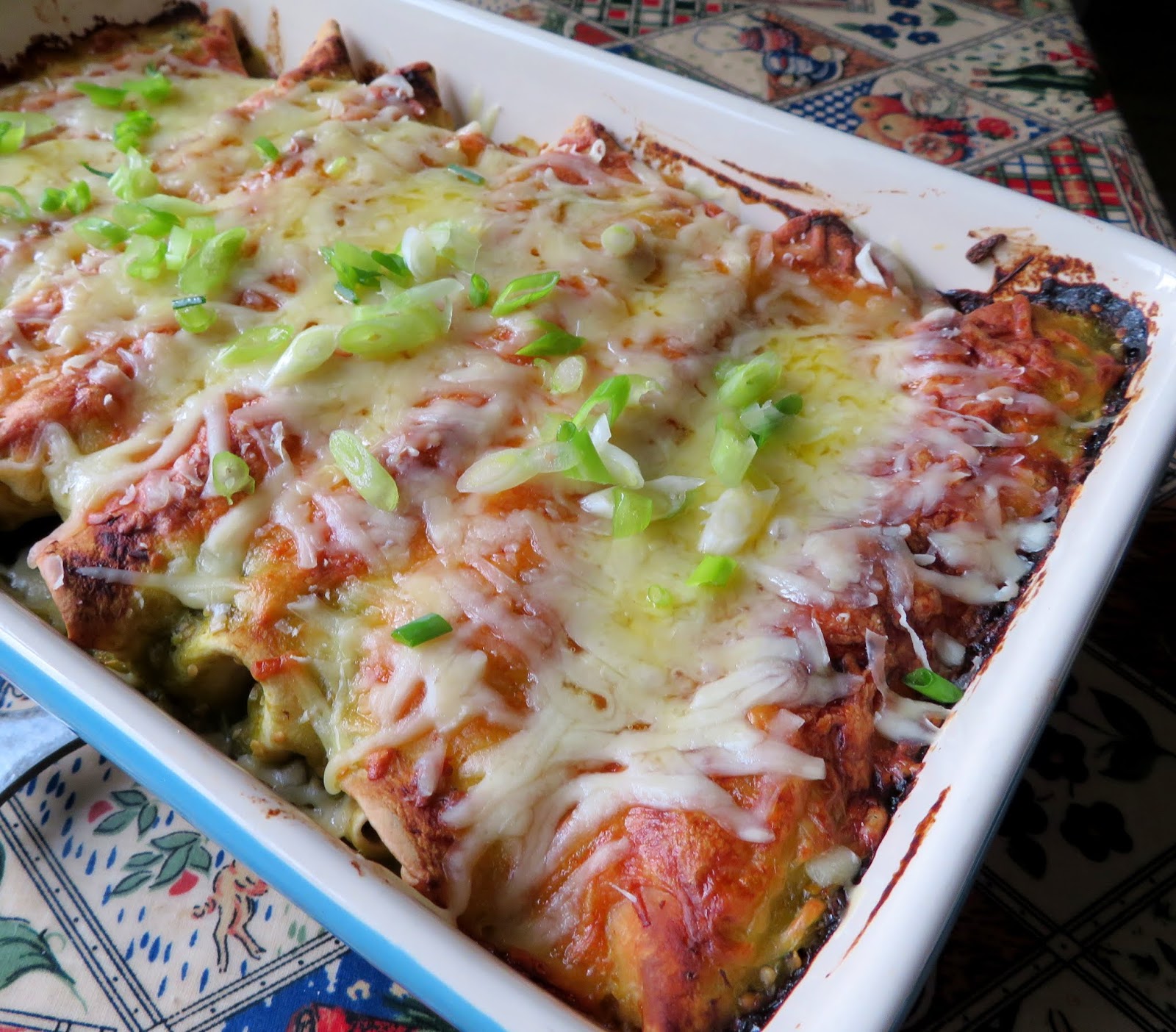 Green Chili Turkey Enchiladas Catrooo